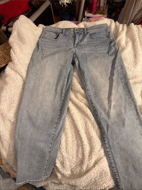 Talbots Washed Light Blue Straight-Leg Jeans
